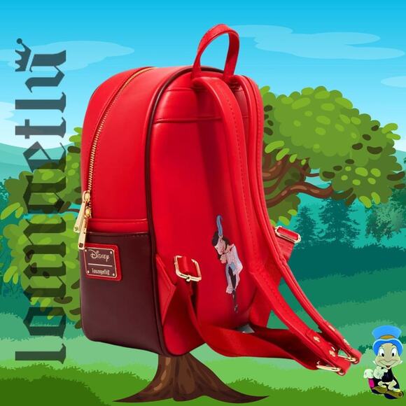 NWT Loungefly Disney Pinocchio Marionette Mini Backpack main image 9